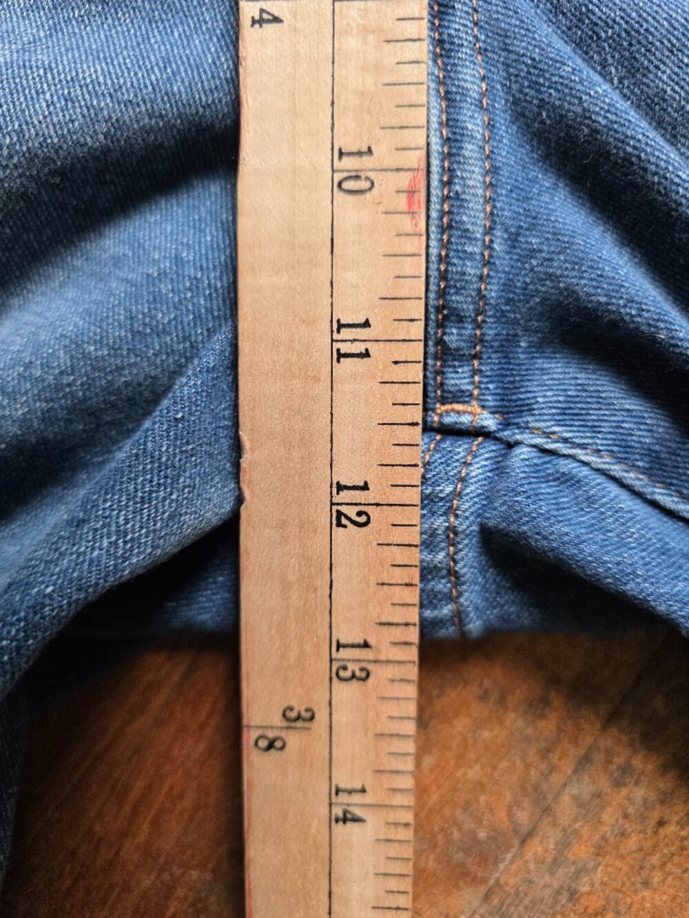 Express Modern Straight Super High Rise Ripped Jeans Size 6 Short - Picture 10 of 16